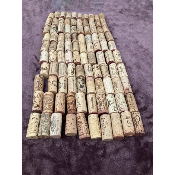 Lot of 100 Wine Corks All Real Cork * No champagne or synthetics Crafting Corks - Picture 6 of 6
